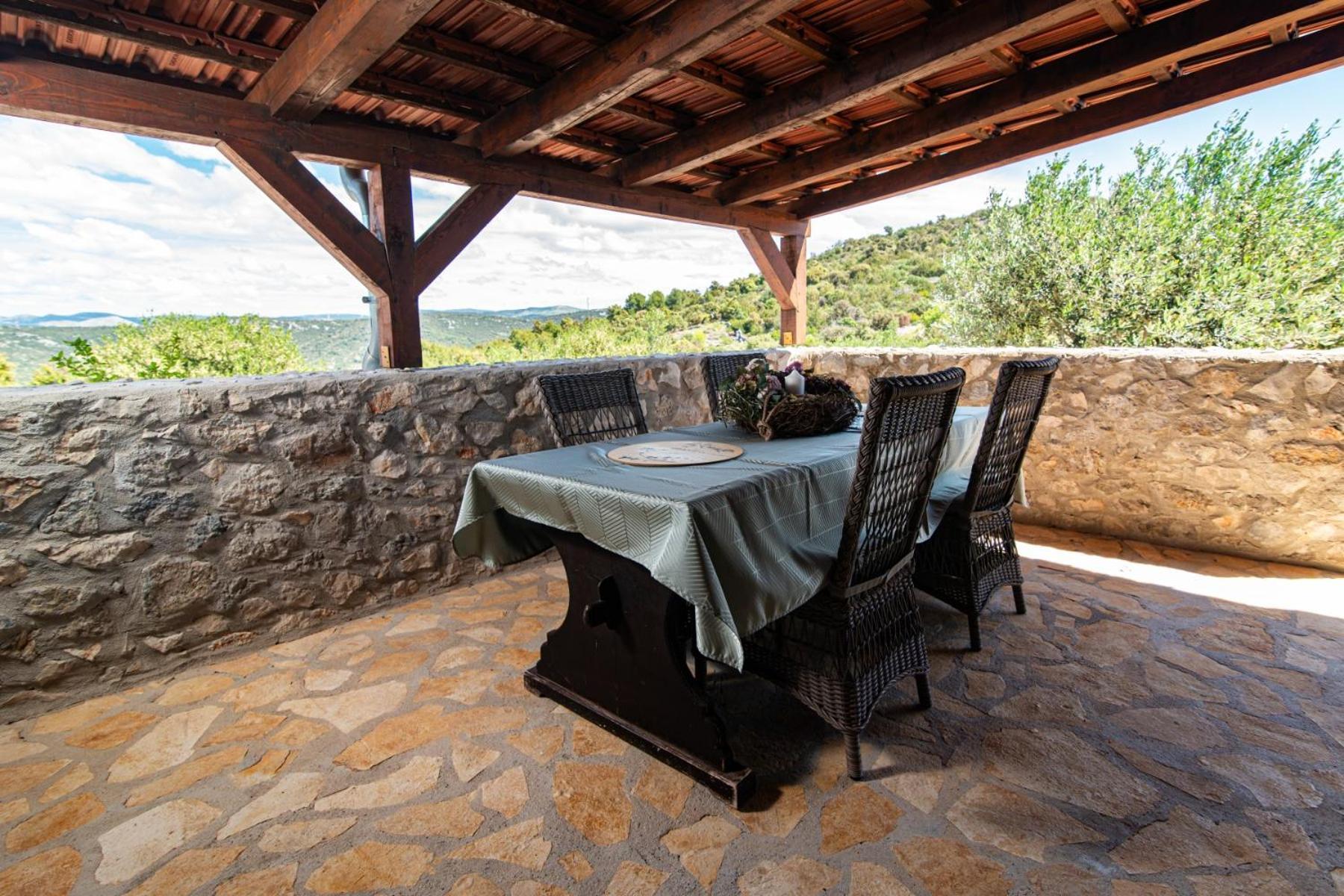 Private Cottage In Olive Grove With Heated Pool Vinišće Exteriör bild